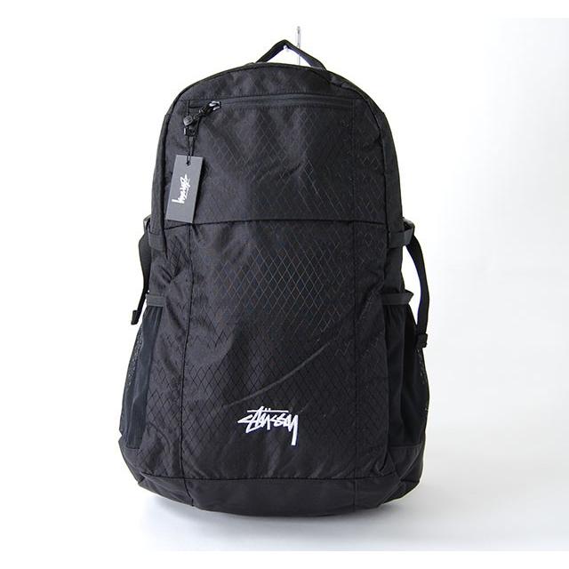 Stussy ステューシー バックパック デイパック Diamond Ripstop Backpack Black Bag ブラック 黒 バッグ リュック 鞄 メンズ 男性 レディース 女性 ストリート Solt And Pepper 通販 Yahoo ショッピング