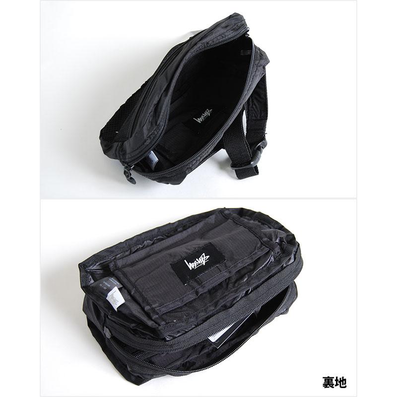 STUSSY ステューシー ボディバッグ ファニーパック ウエストバッグ