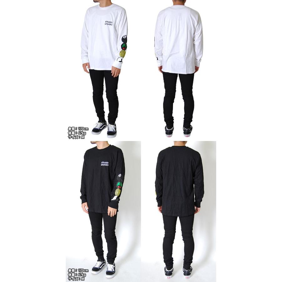 STUSSY ステューシー ロンT 長袖 Tシャツ カットソー ブラック
