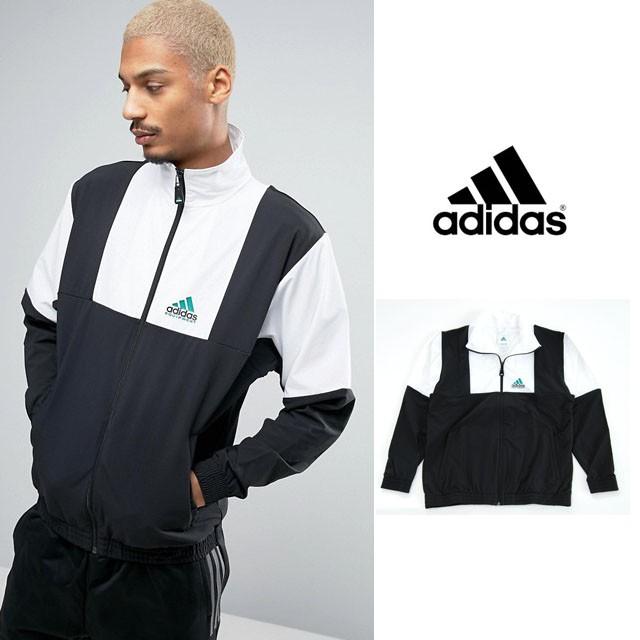 USモデル ADIDAS ORIGINALS アディダス ナイロンジャケット EQT 1TO1 WINDBREAKER JACKET WHITE BLACK アディダス オリジナルス ジップ ウィンドブレーカー ホワ :bk7668:SOLT AND PEPPER - 通販 -