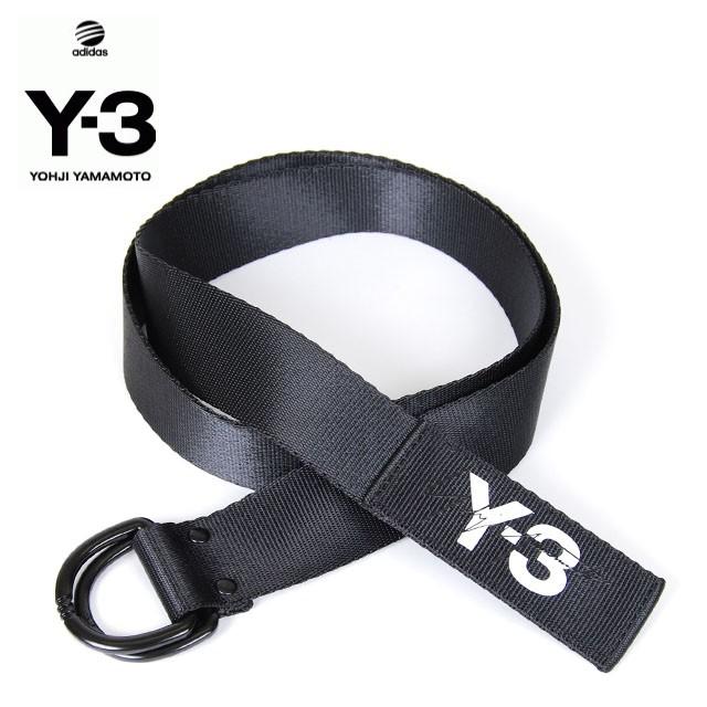 Y-3(adidas×Yohji Yamamoto) Y3 LOGO BELT BLACK ワイスリー アディダス ヨージヤマモト ロゴ リングベルト  ブラック 黒 メンズ 男性 レディース 女性 小物 ア :dy0523:SOLT AND PEPPER - 通販 - Yahoo!ショッピング