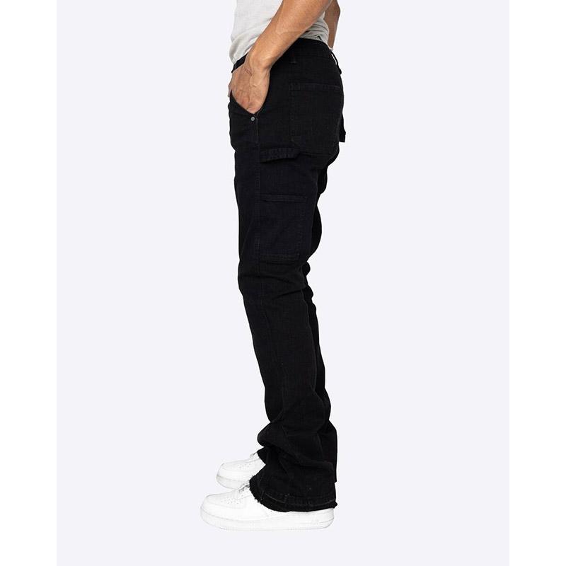 EPTM エピトミ NINE FLARE PANTS フレアパンツ メンズ 男性 ブラック 黒 BLACK ベルボトム 伸縮アリ