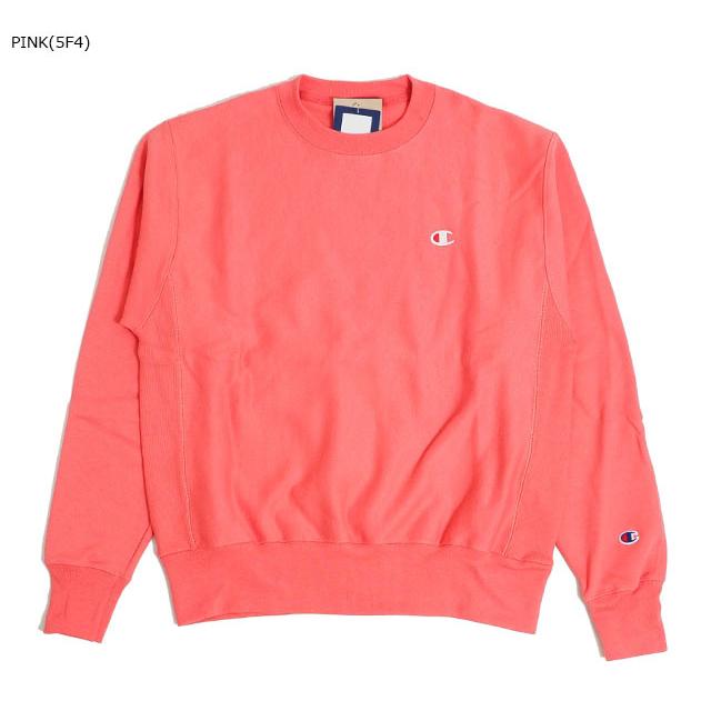 チャンピオン トレーナー スウェット Champion リバースウィーブ クルー メンズ レディース ネイビー 紺 イエロー ピンク Reverse Weave Crew 刺繍 Cロゴ Gf70 Gf70y Solt And Pepper 通販 Yahoo ショッピング