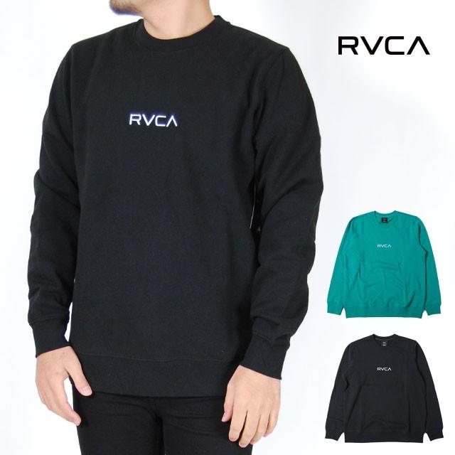 Rvca ルーカ センタークルー クルーネック トレーナー メンズ レディース S M L Xlサイズ ブラック グリーン Center Crew スウェット 裏起毛 Usモデル M6081rcc Solt And Pepper 通販 Yahoo ショッピング