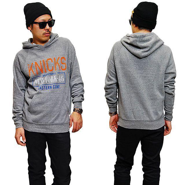 送料無料 SPORTIQE APPAREL CO. MITCH OLSEN NEW YORK KNICKS SWEAT HOODIE GRAY