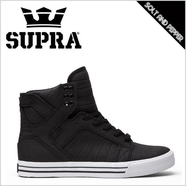 Supra スープラ スニーカー Footwear Skytop Black White ブラック 黒 ホワイト 白 スープラ スカイトップ フットウェアー メンズ 男性 レディース 女性 スケ Spr 0117 Solt And Pepper 通販 Yahoo ショッピング