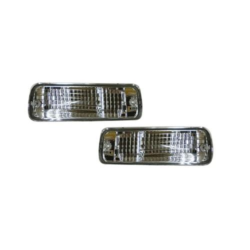 プラド78クリスタルフロントウィンカー左右セット 正規DEPO製 TOYOTA ランクル プラド 70系 (71系/78系) クリスタル