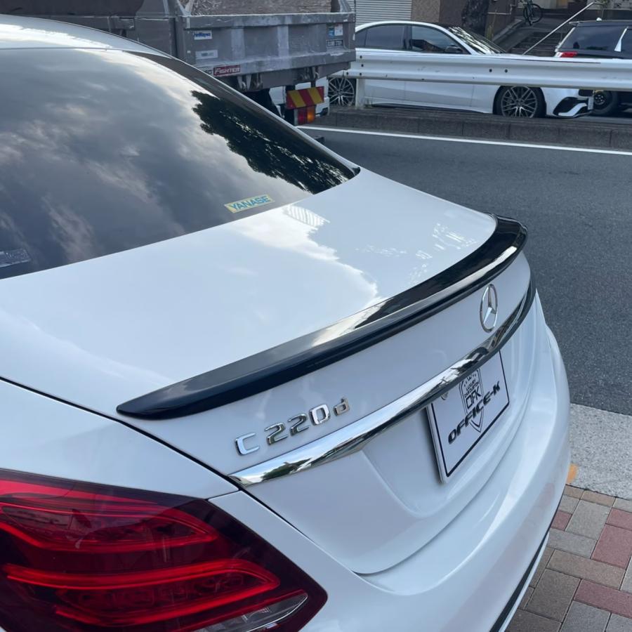 ベンツ W205 AMG Cクラス セダン 2014y-2021y トランクスポイラー