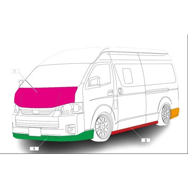 AIMGAIN 純VIP EXE トヨタ 200 ハイエース ワイド スーパーロング