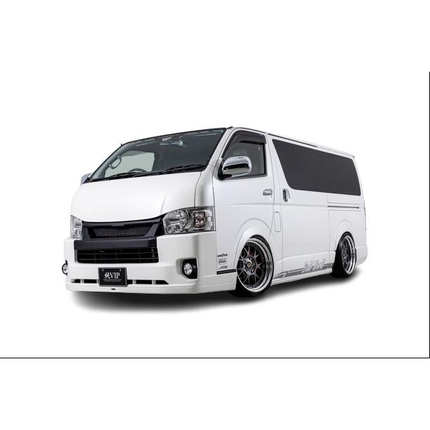 ハイエース　純正フロントバンパー　スポイラー　セット パーツ博物館」トヨタ ハイエース 純正 フロントバンパー＆モデリスタ
