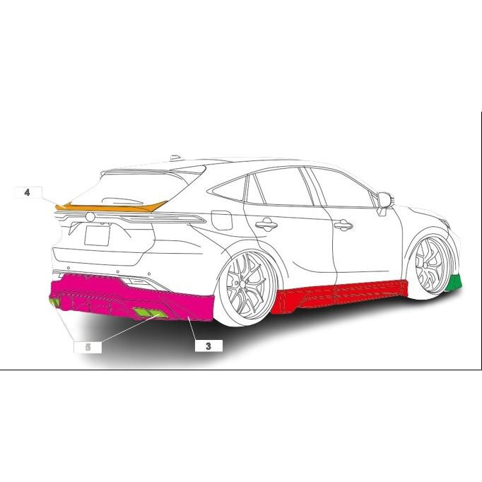 専用 AIMGAIN SPORT 80 ハリアー MXUA80 AXUH80 GTフィニッシャー （専用