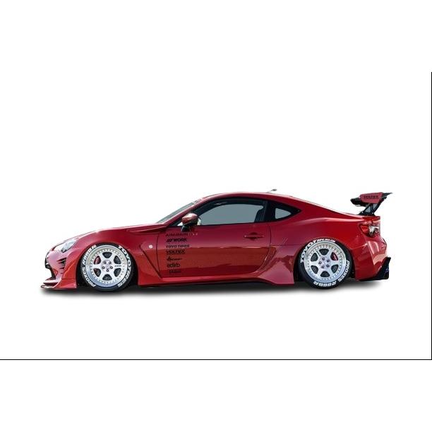 AIMGAIN GT 後期 トヨタ 86 SCION FR-S フロントフェンダーフィン