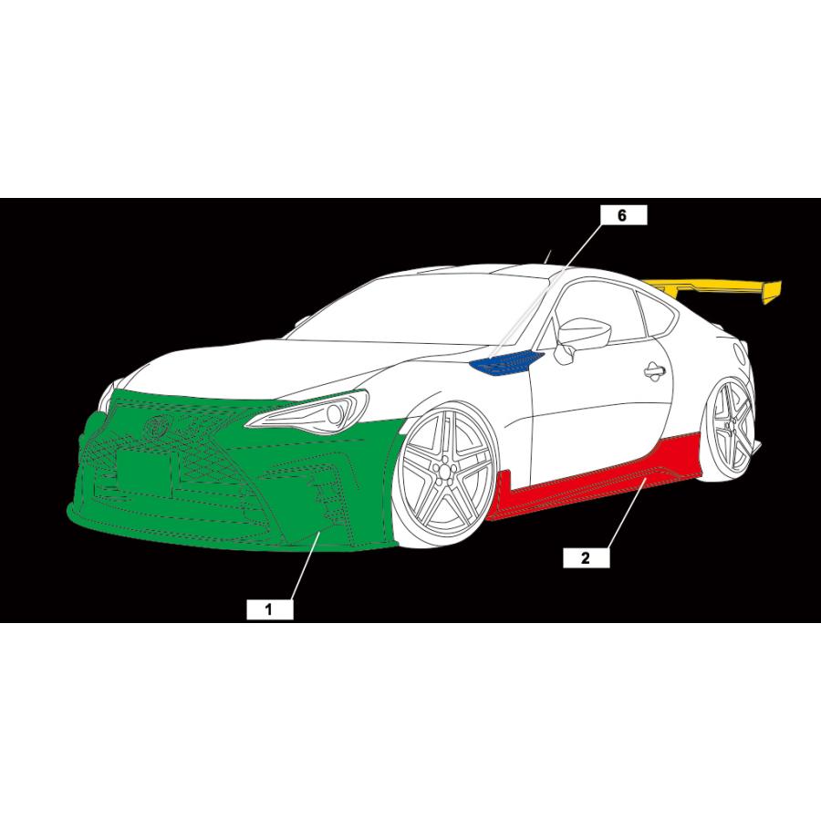 AIMGAIN GT-F トヨタ 86 スバル BRZ 前期/後期 ノーマルフェンダーVer