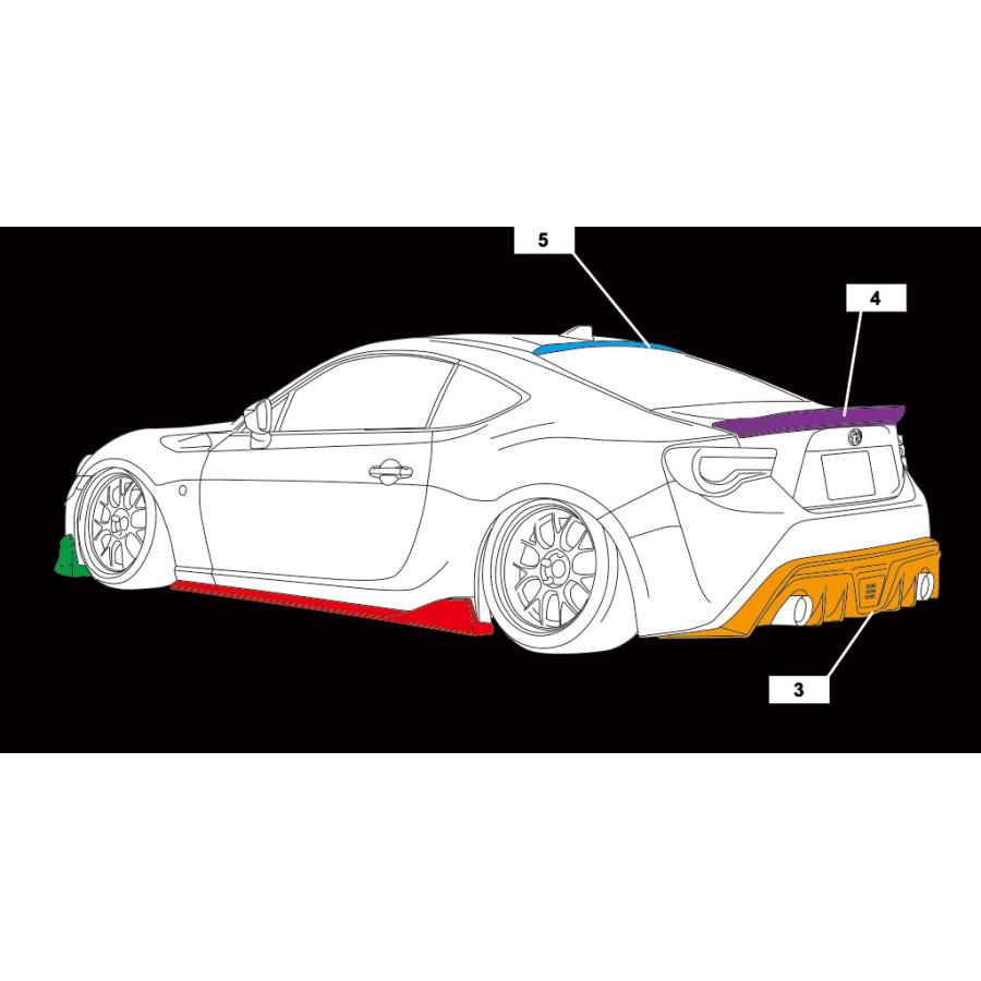 AIMGAIN SPORT トヨタ 86 ZN6 後期 ノーマルフェンダーVer フルキット