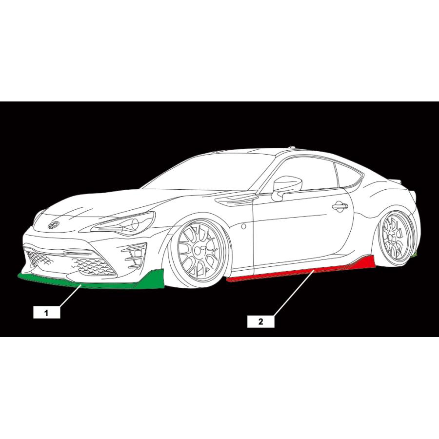 AIMGAIN SPORT トヨタ 86 ZN6 後期 ノーマルフェンダーVer サイド