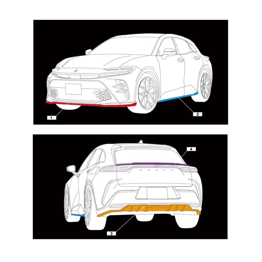 AIMGAIN SPORT トヨタ クラウン スポーツ SUV AZSH36W リアアンダー