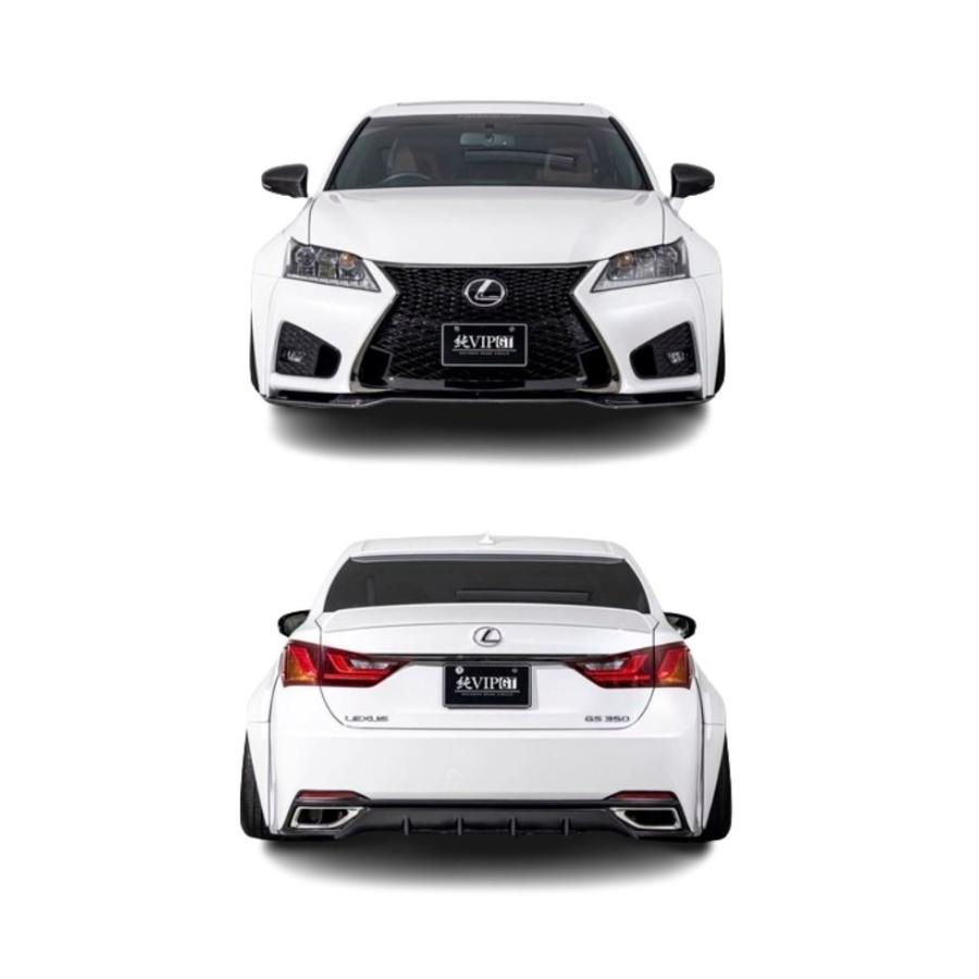 ぬ*ぬ様 レクサスL10 GS前期用　エイムゲイン純VIPスポーツカーボンスポイ レクサスGS L10系前期 純VIP サイドアンダースポイラー