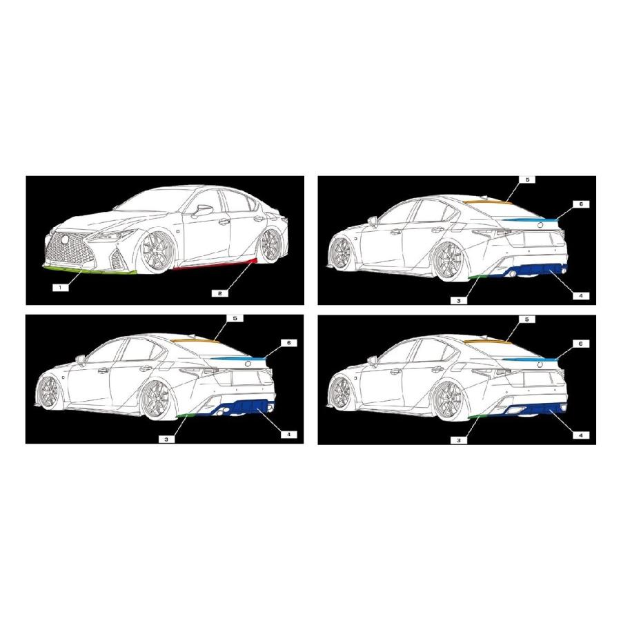 AIMGAIN SPORT LEXUS レクサス 30系 IS 後期 IS300 F-SPORT タイプF