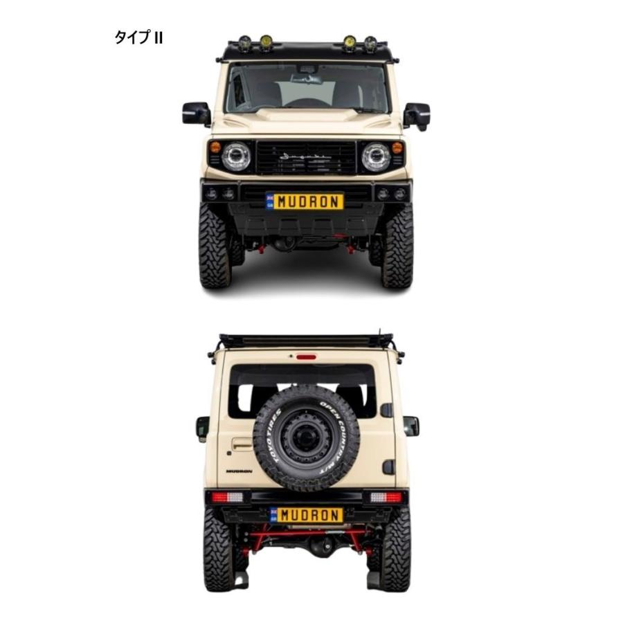 AIMGAIN MUDRON ADVENTURE CLASSIC SUZUKI スズキ JIMNY ジムニー JB64W フルキット 5点 type2 エイムゲイン エアロセット エアロキット フルエアロ エアロ |  | 01