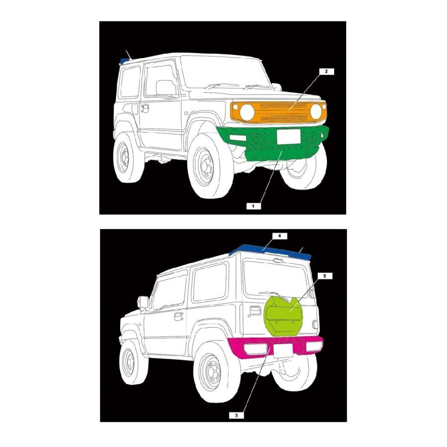 AIMGAIN MUDRON SPORT SUZUKI スズキ JIMNY ジムニー JB64W スペア