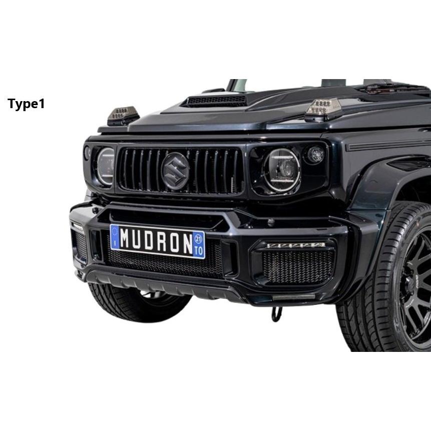L-175ムーヴ　AIM GAINフロントのみエアロ AIMGAIN MUDRON GT SUZUKI スズキ JIMNY SIERRA ジムニーシエラ JB74W