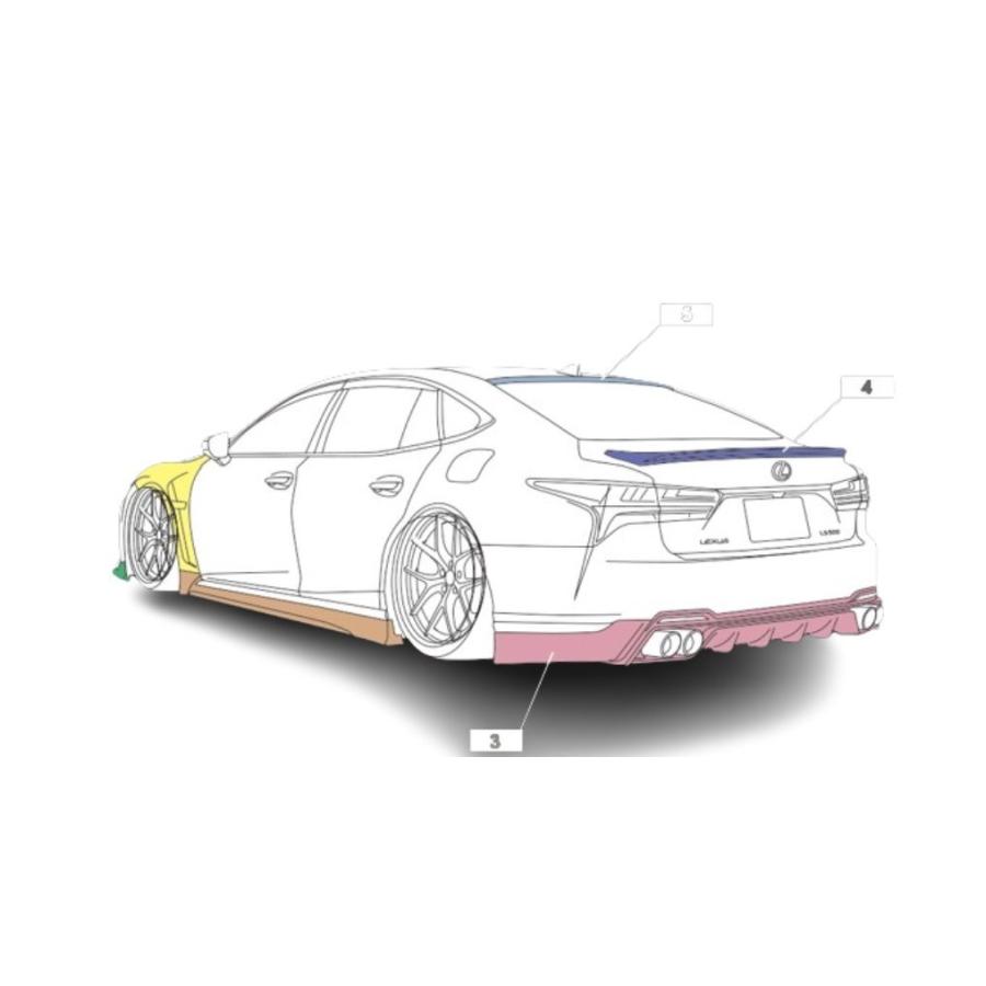 AIMGAIN 純VIP EXE LEXUS レクサス 50系 LS 後期 LS500 LS500h F-SPORT