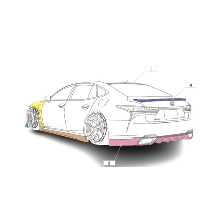 AIMGAIN 純VIP EXE LEXUS レクサス 50系 LS 後期 LS500 LS500h F-SPORT