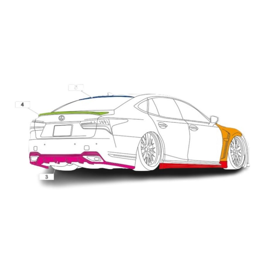 AIMGAIN 純VIP EXE LEXUS レクサス 50系 LS 後期 標準グレード LS500