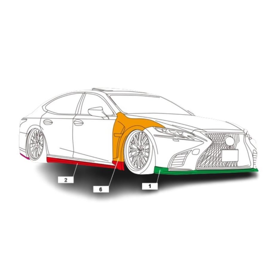 AIMGAIN 純VIP EXE LEXUS レクサス 50系 LS 前期 標準グレード LS500