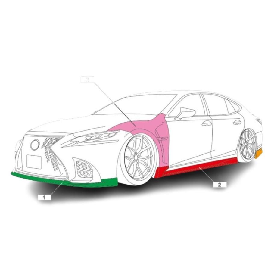 AIMGAIN 純VIP EXE LEXUS レクサス 50系 LS 前期 F-SPORT LS500 LS500h