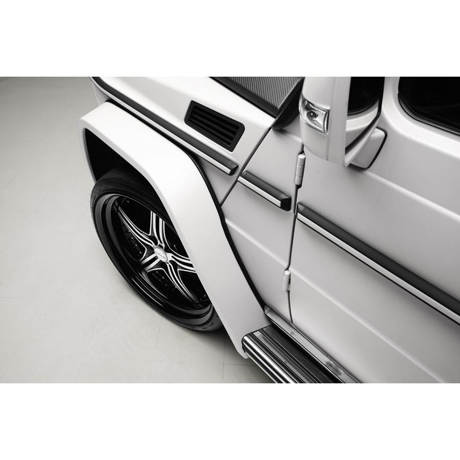 【WALD BlackBison Edtion】 Mercedes-Benz W463 ゲレンデ FRP製 エアロ 3点キット ブラックバイソン ベンツ バルド ヴァルド Gクラス フル｜solution-parts｜04