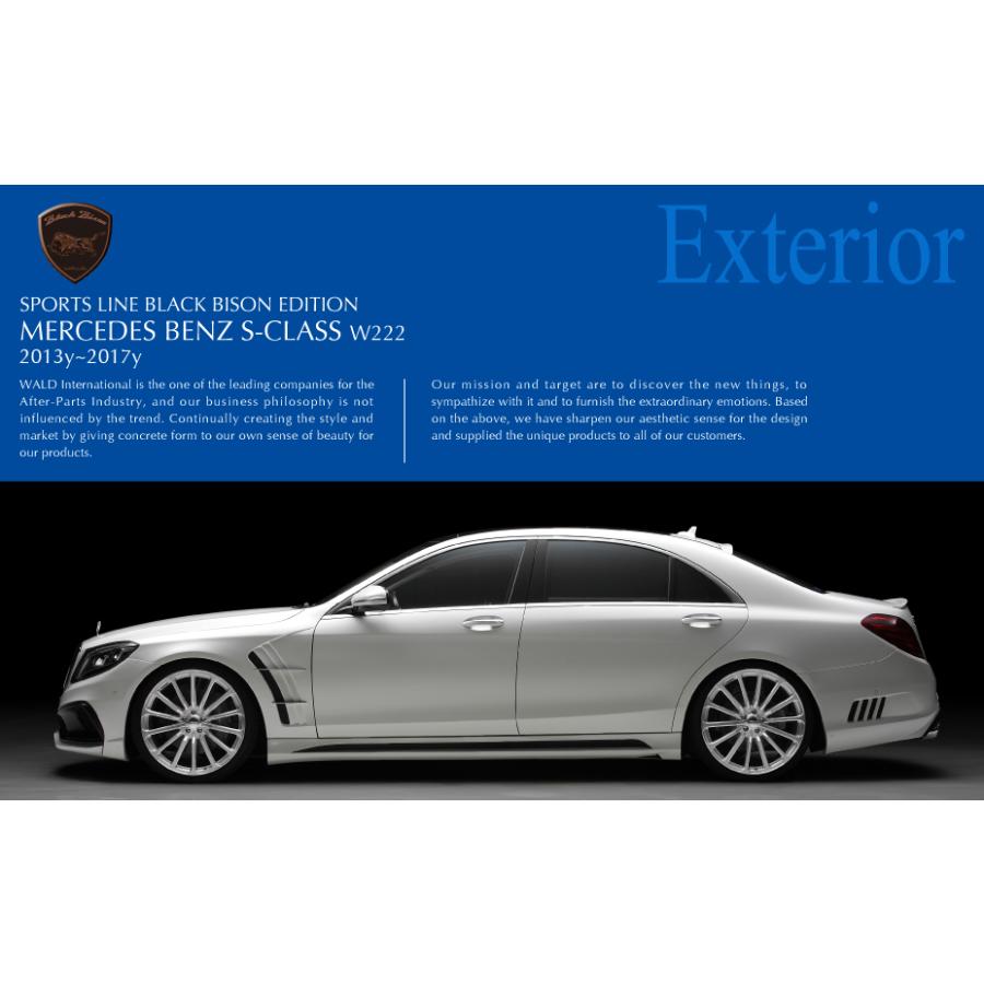 WALD BlackBison Edtion Mercedes-Benz W222 Sクラス 13y フロント