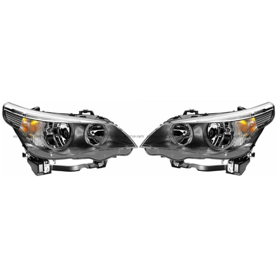 正規純正OEM BMW ハロゲン ヘッドランプ 左右 5シリーズ E60 E61