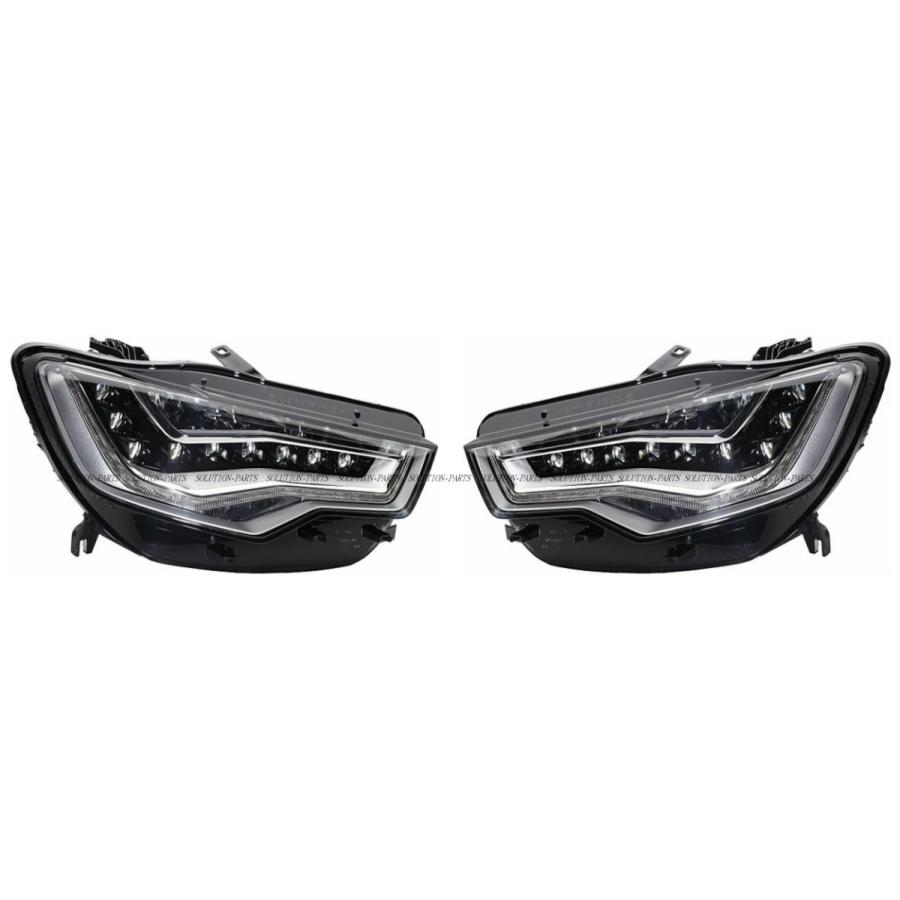 正規純正OEM Audi LED ヘッドランプ 左右 SET アウディ A6 S6 Avant 
