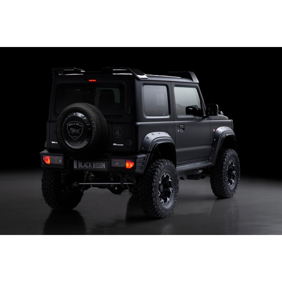 WALD BlackBison ジムニー シエラ オーバーフェンダー (8ピース 片側約