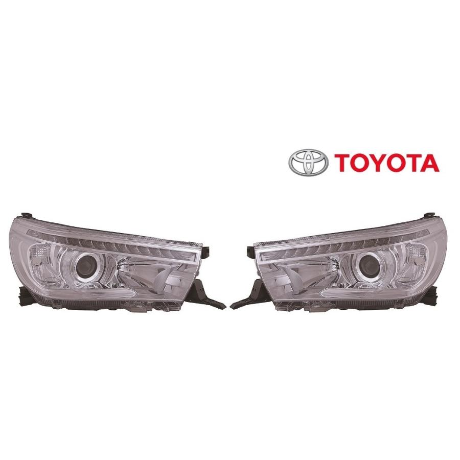 優良品】 TOYOTA ハイラックス GUN125 プロジェクター ヘッドライト  