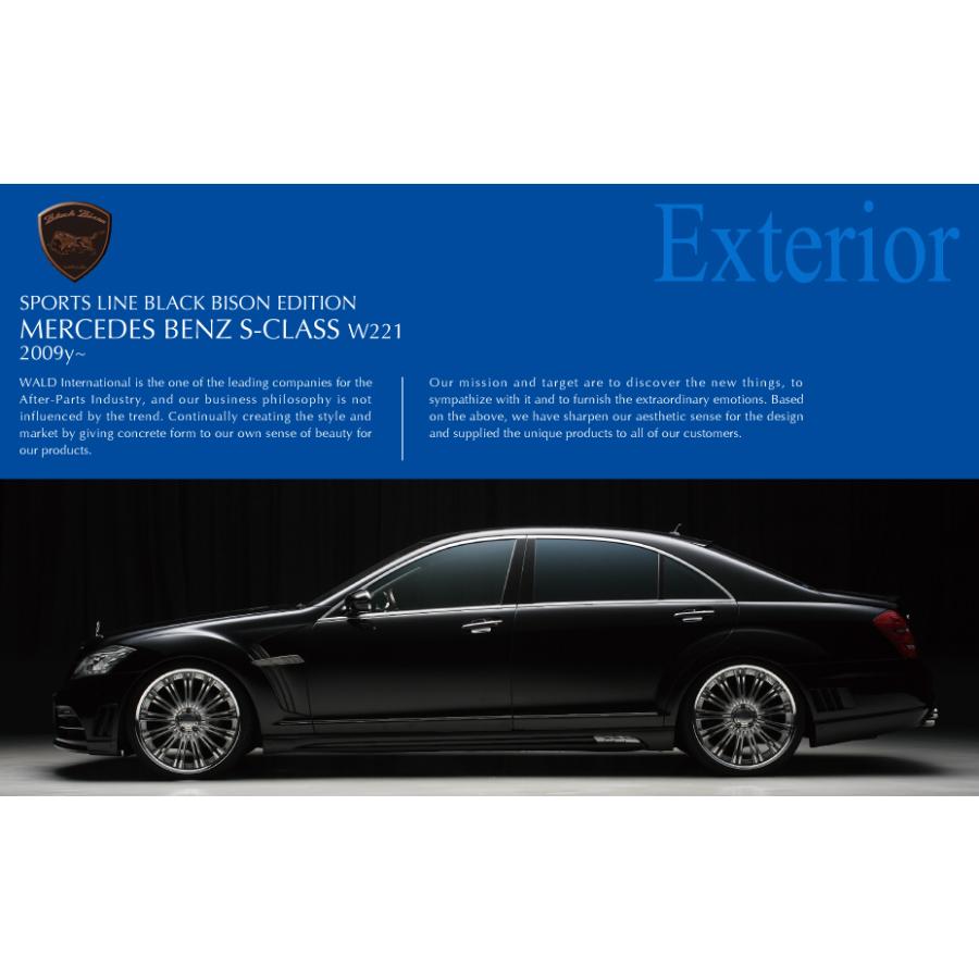 WALD BlackBison Edtion Mercedes-Benz W221 Sクラス 09y~ 後期 ルーフ