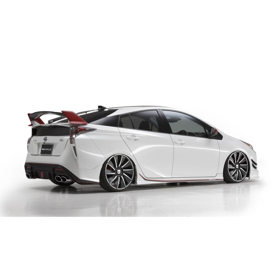 【WALD SPORTS-LINE】 トヨタ 50 55 プリウス PRIUS ZVW50 / 55 H27.12~H30.12 テールランプトリム スポイラー エアロ トリム テールランプ｜solution-parts｜03