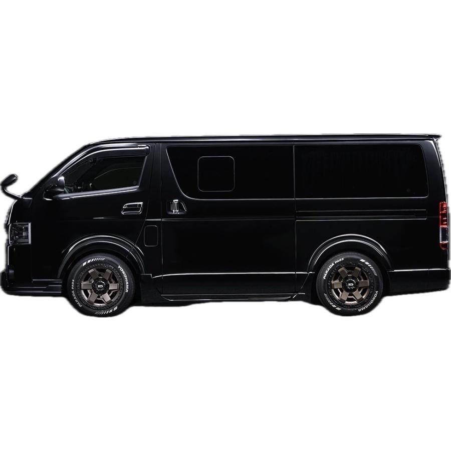 ハイエース　新車外し　リアガーニッシュ WALD DESERT LINE リアガーニッシュ H25.12- 200系 4型 5型 6型 7型 8