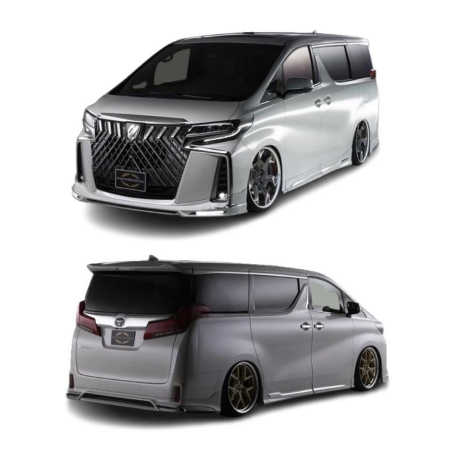 自動車 トヨタアルファード30 後期 サイドステップ6点セット メッキ