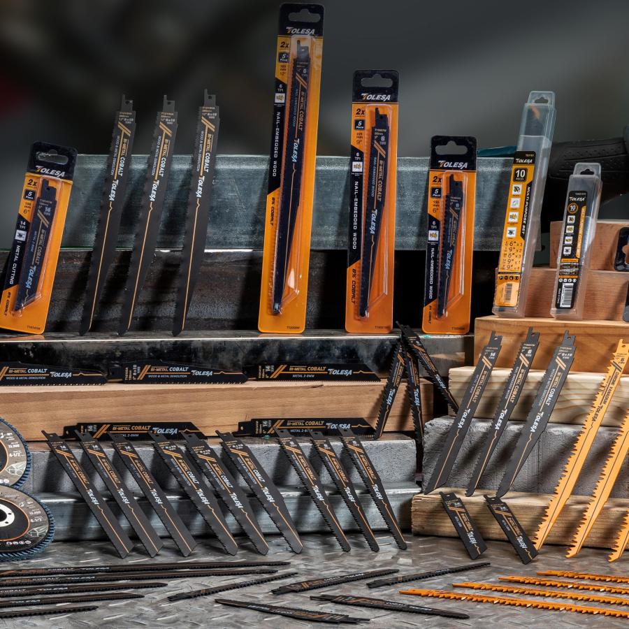 TOLESA レシプロソー 替刃 金属用 18山 225mm M42 バイメタル 8
