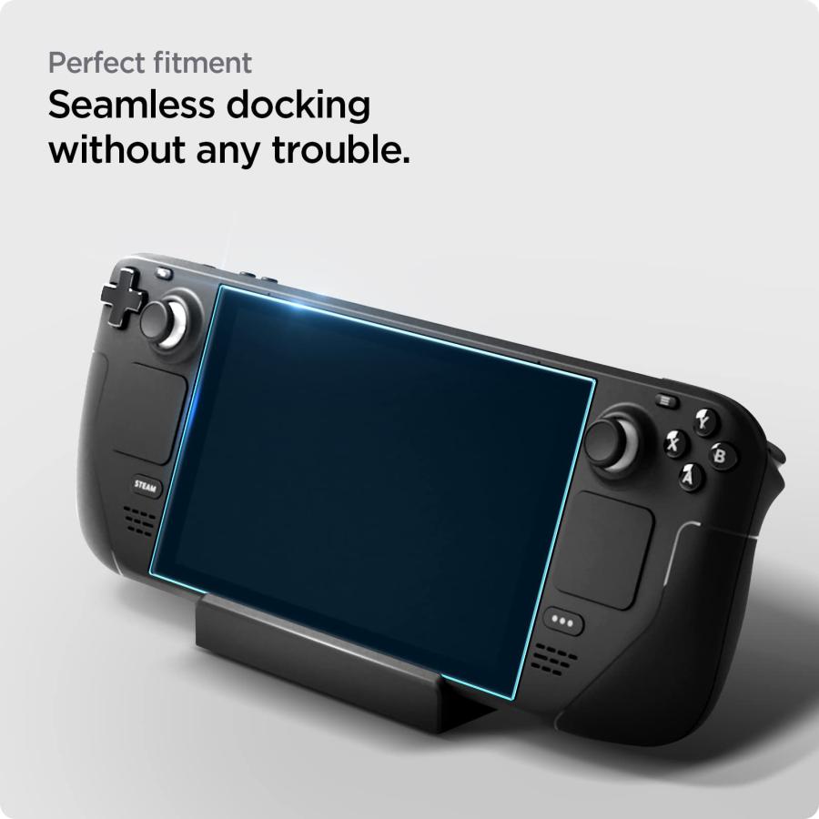 Spigen EZ Fit ガラスフィルム Valve Steam Deck 用 貼り付けキット付き スチームデック 対応 保護 フィルム 1枚 |  | 06