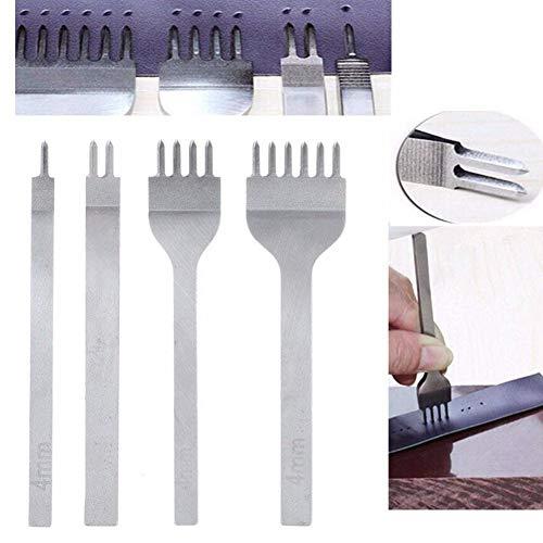 レザークラフト 道具 工具 菱目打ち 4本 セット 4mmピッチ |  | 05