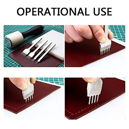 レザークラフト 道具 工具 菱目打ち 4本 セット 4mmピッチ |  | 07