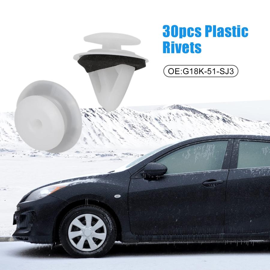 A ABSOPRO プラスチック トリムクリップ フェンダー ファスナー リベット リテーナー ドア トリムパネル 車用 クリップ バンパー G |  | 01