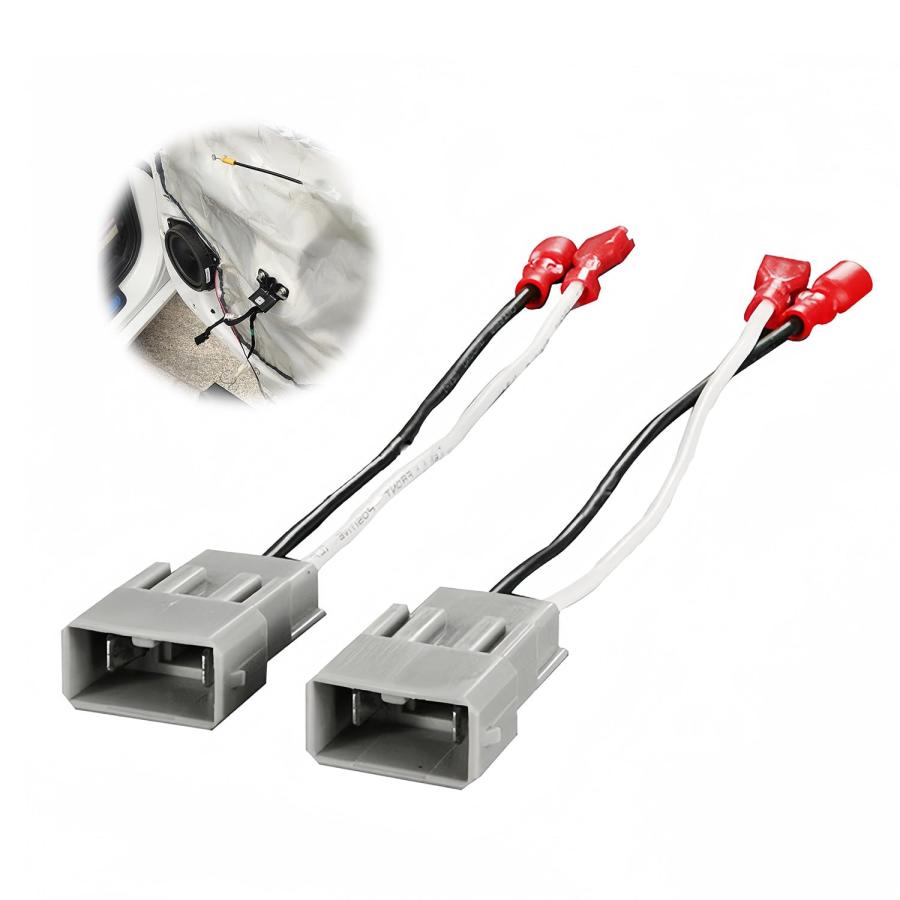 TVETE カースピーカーコネクタハーネスアダプター ラジオスピーカー スピーカーワイヤーアダプター カーラジオステレオスピーカーワイヤーハーネ | 