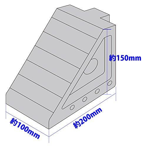 メルテックmeltec 車用 タイヤストッパー ゴム製 1個入りRV車 農耕機 4tトラック対応 Meltec FT-20 |  | 02