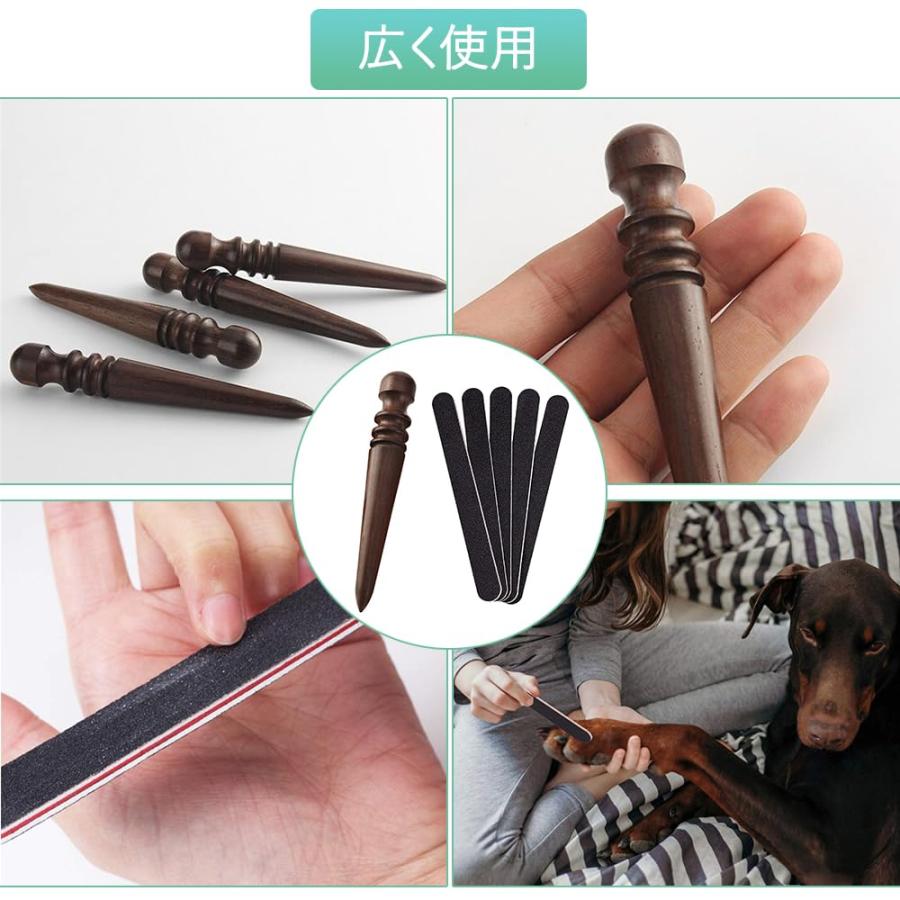 サムコス コバ磨き 黒檀製 レザークラフト レザースティック ヘリ磨き 革磨き 専用 工具 檀木 製 仕上げ 革手芸 革細工 革工芸道具 サンド |  | 06