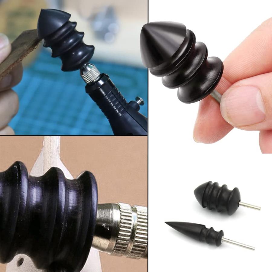 YFFSFDC 電動 コバ磨き DIY黒檀 革工芸 2サイズ 革磨き コバ磨き 革磨き レザースティック 革細工 革工芸 革手芸 道具 ブラック |  | 04