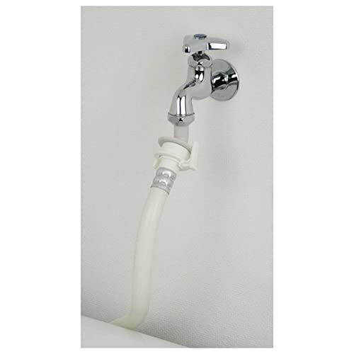 カクダイ 洗濯機用 取替簡単ニップル 呼13 万能ホーム水栓 対応 給水ホースをワンタッチ接続 樹脂製 ツバ付 7722 |  | 10